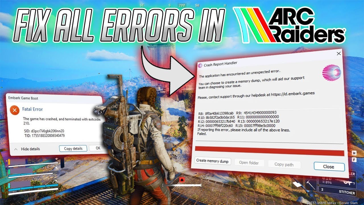 ARC Raiders crashing or stuck on a black screen at launch? Here's what actually fixes it